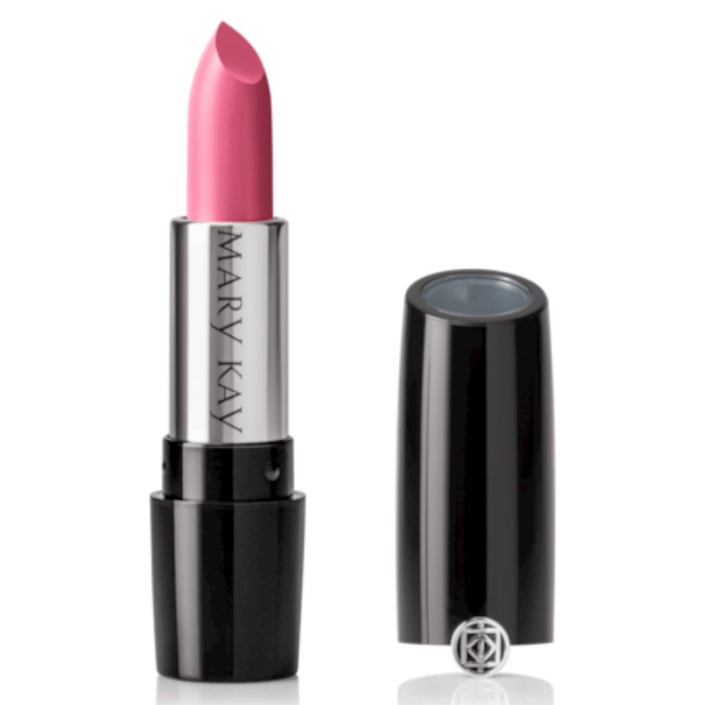 Mary Kay gel semi matte lipstick in trademark pink